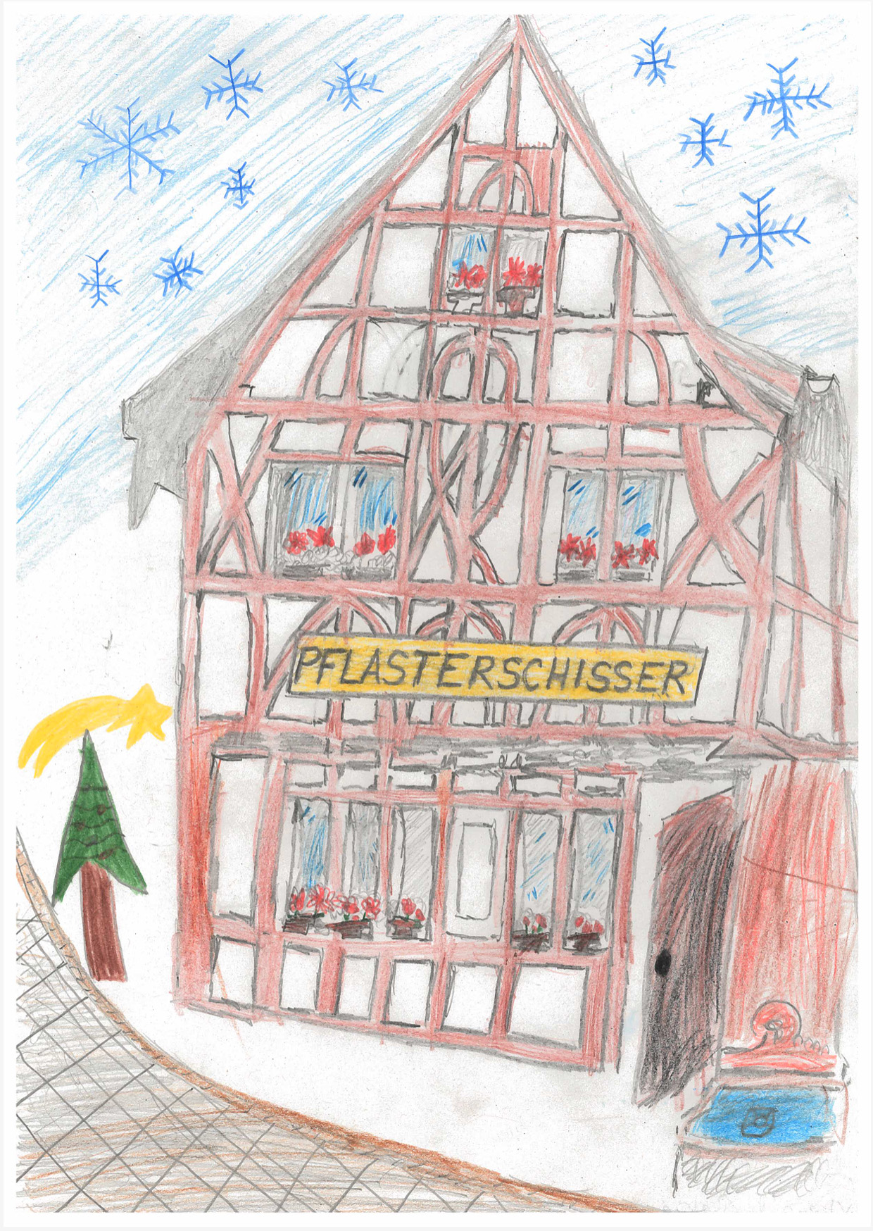 Adventskalender Bild 2024 - Pflasterschisser